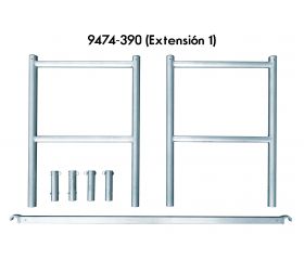 Andamio EN1004 de aluminio tubular Expert Pro